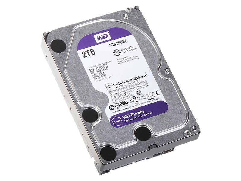 Western Digital Violetinė WD20PURZ 5400 RPM, 2000 GB