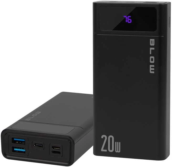 Blow Išorinė baterija 20000mAh QC+PD PB20E JUODA