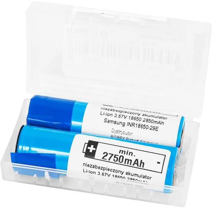 Blow Baterija 18650 li-ion 2750 plokštės 2sz