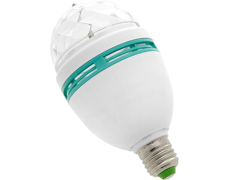 Blow Oem LED lemputė LED E27 3W RGB