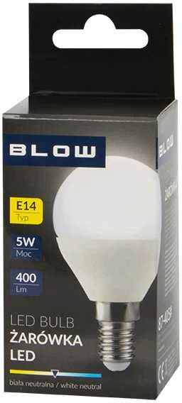 BLOW LED lemputė E14 G45 ECO 5W
