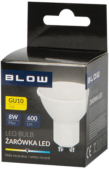 Blow GU10 LED lemputė 8W 230V neutrali