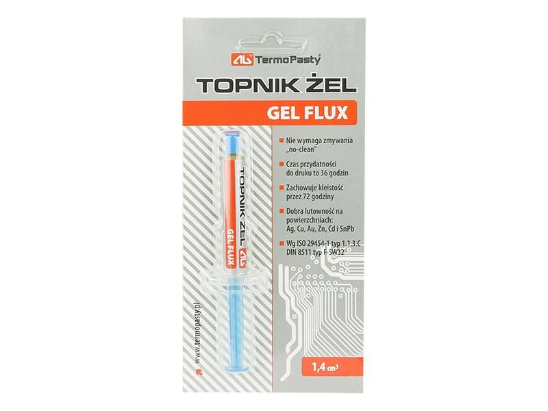 Ag Termopasty GEL FLUX Fliusas preciziniam litavimui 1.4ml
