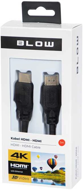 Blow Kabelis HDMI-HDMI CLASSIC 3m