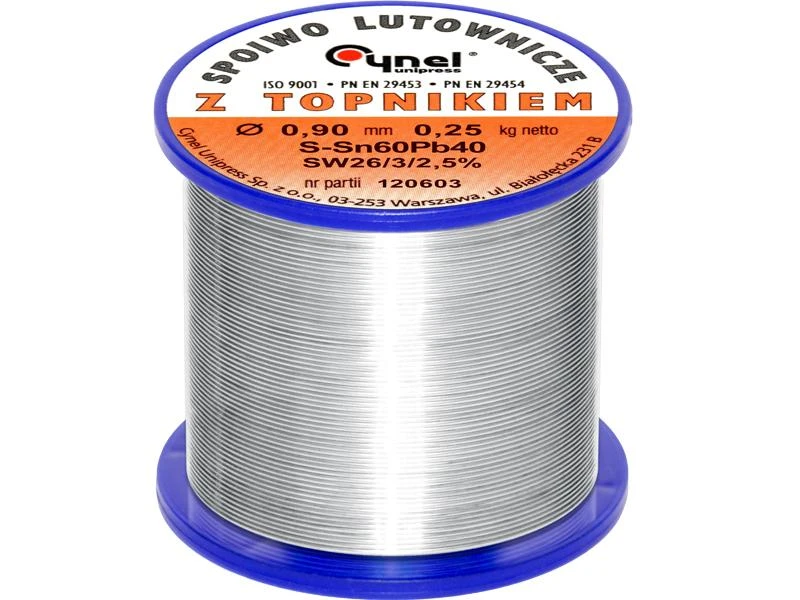 Cyna 0.90 mm / 250 g Sn60Pb40 CYNEL