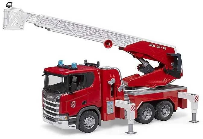 Bruder Žaislinis gaisrinis automobilis Scania Super 560R su vandens pompa
