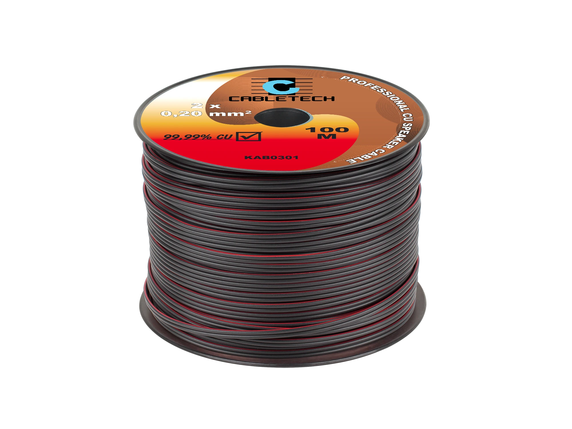 Cabletech garsiakalbių laidas 100 metrų ritėje