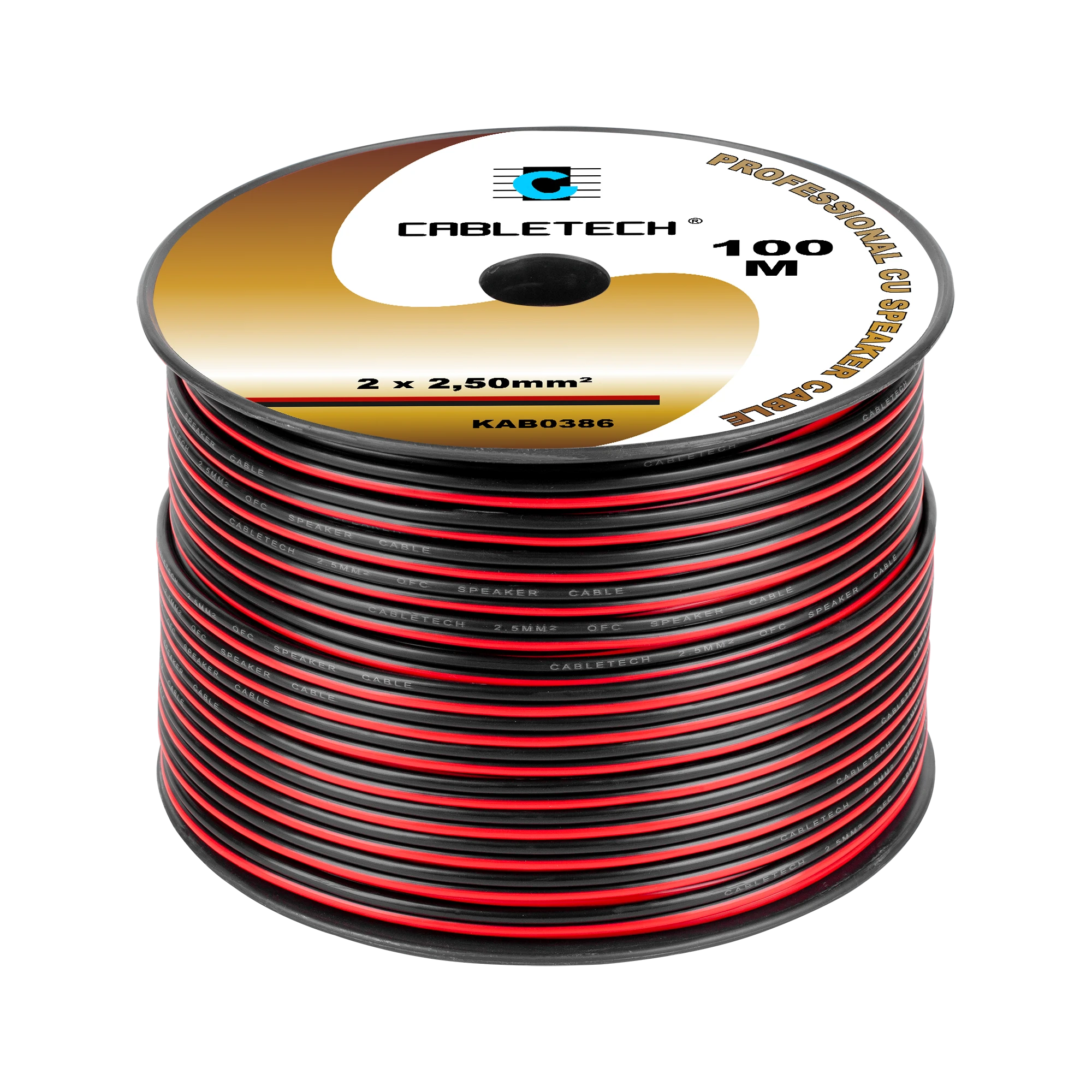 Cabletech kolonėlių laidas 100m ritėje