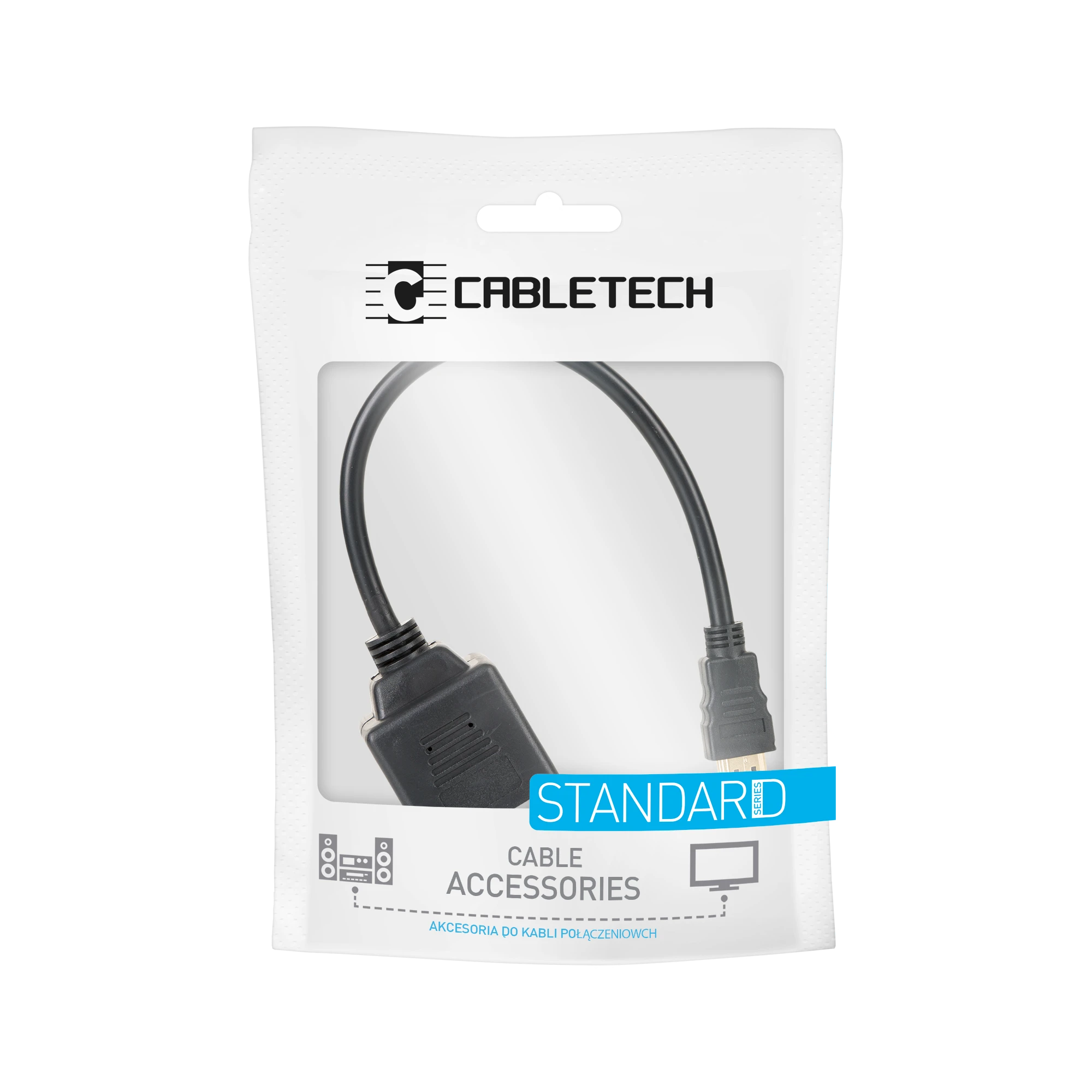 HDMI adapteris su pakuote