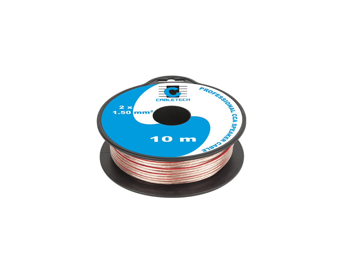 Cabletech Kolonėlių kabelis CCA 1.5mm 10m