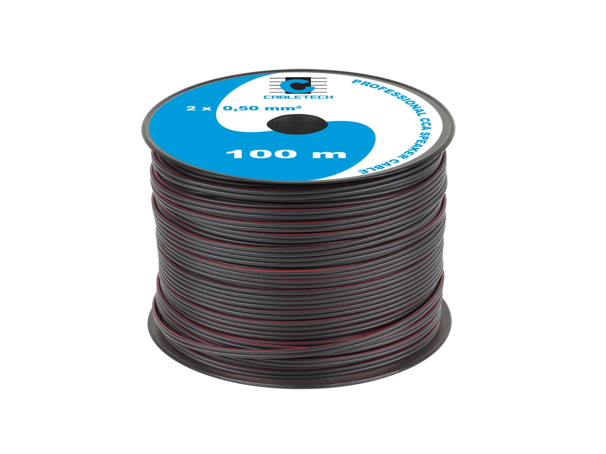 Cabletech garsiakalbio laidas 2x0.50 ritėje