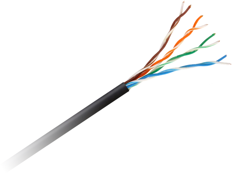 Cabletech Varinis kompiuterio laidas - UTPCat5e vytos poros + gelis