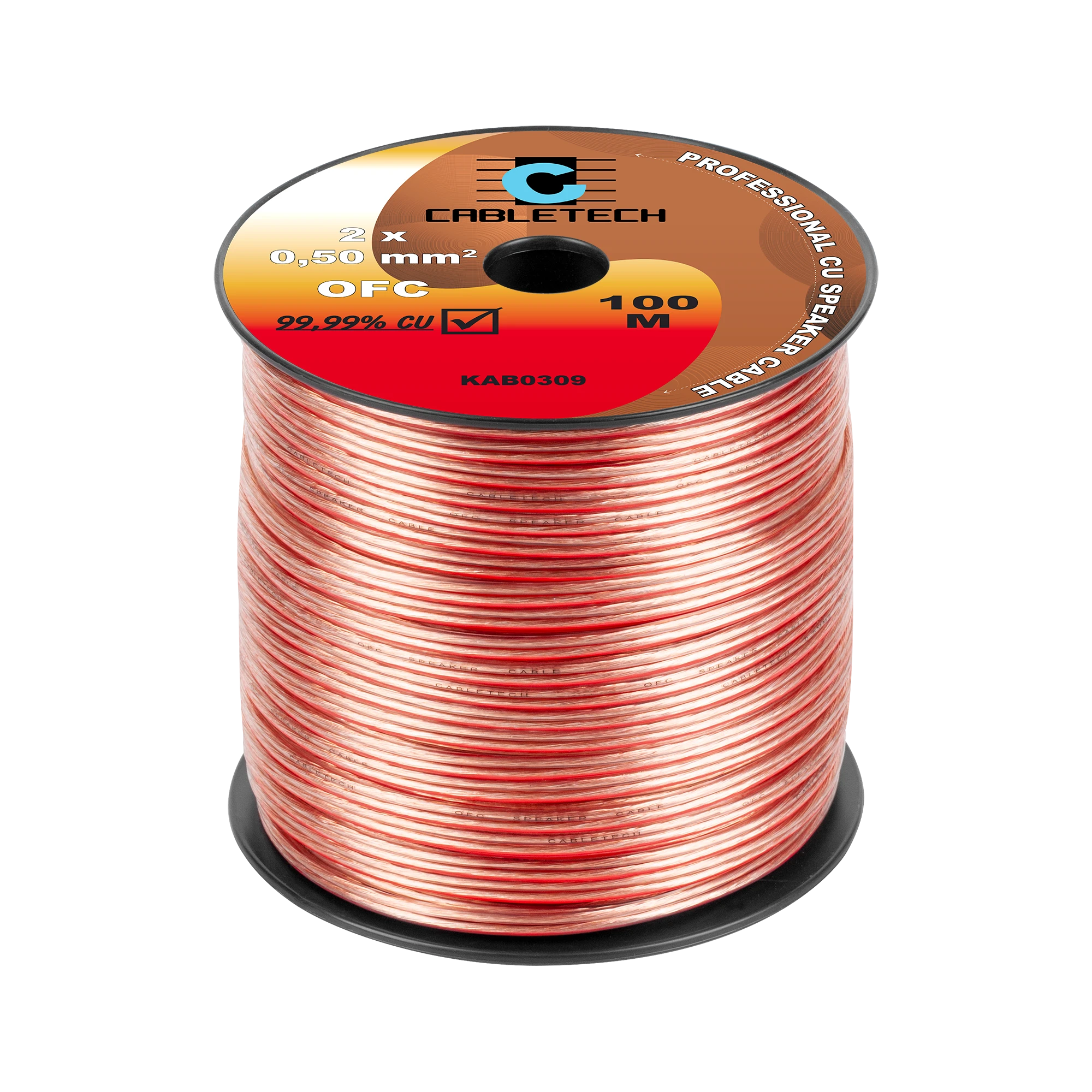 Cabletech kolonėlių laidas ritėje 100m