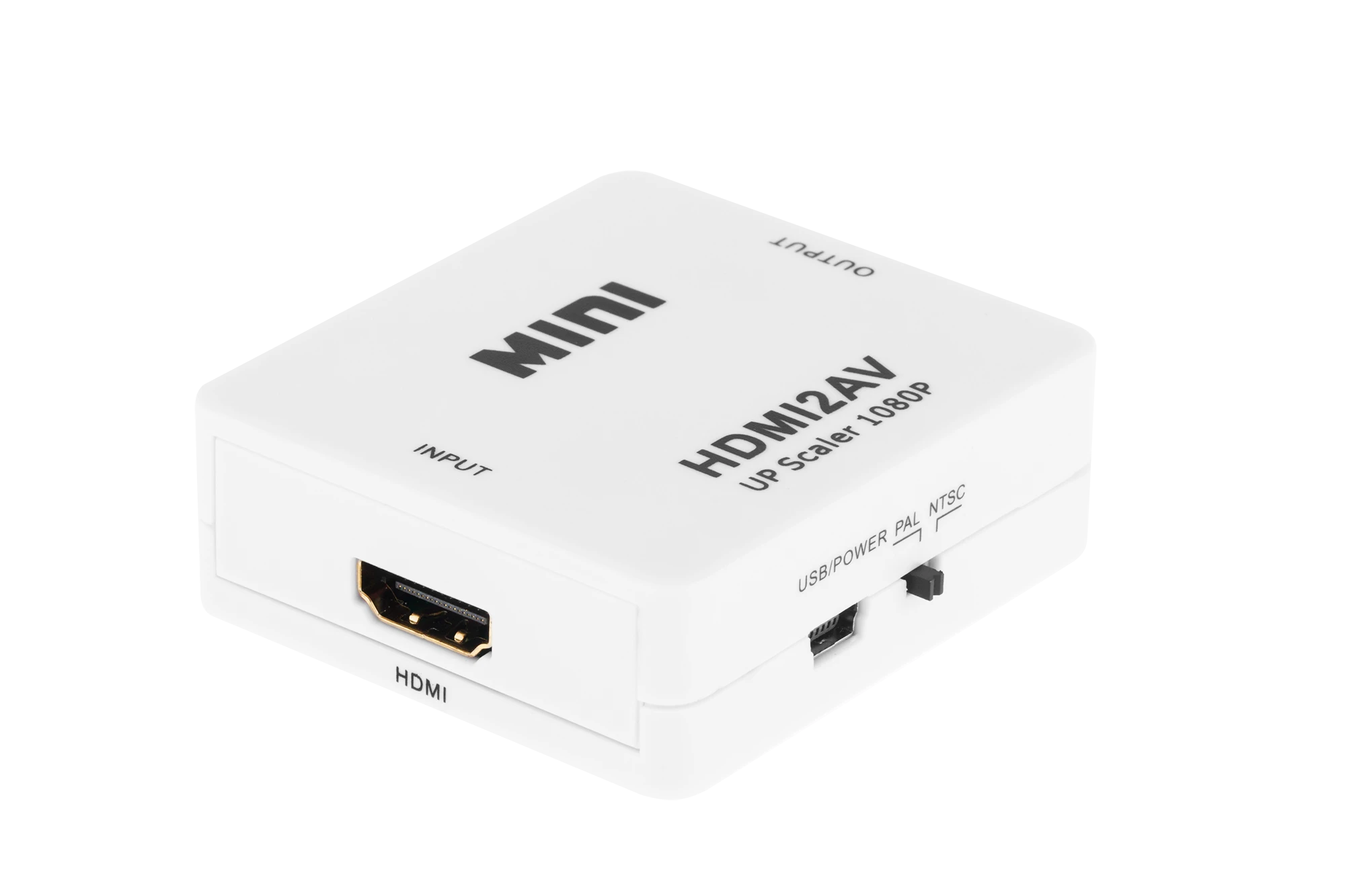 HDMI į AV keitiklis su PAL NTSC jungikliu