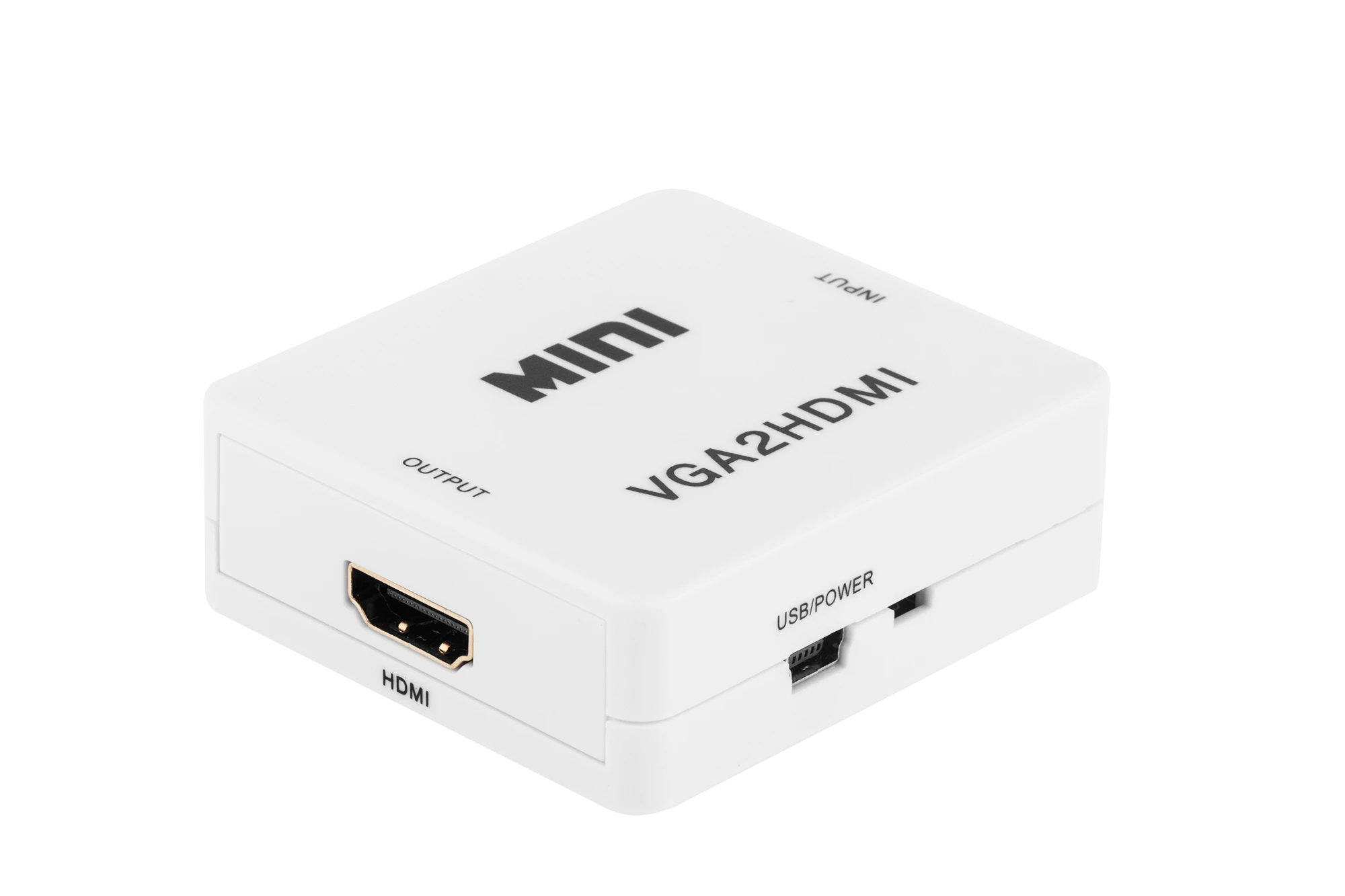 Cabletech VGA į HDMI keitiklis, šoninis vaizdas