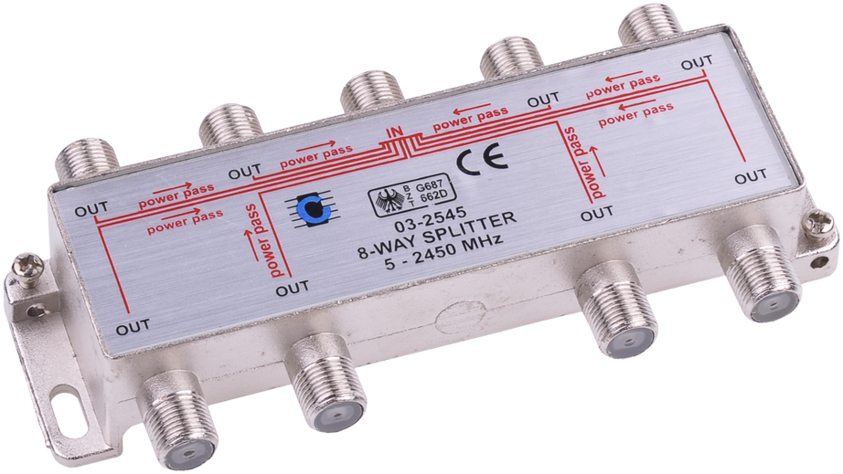 Cabletech Splitter 8way