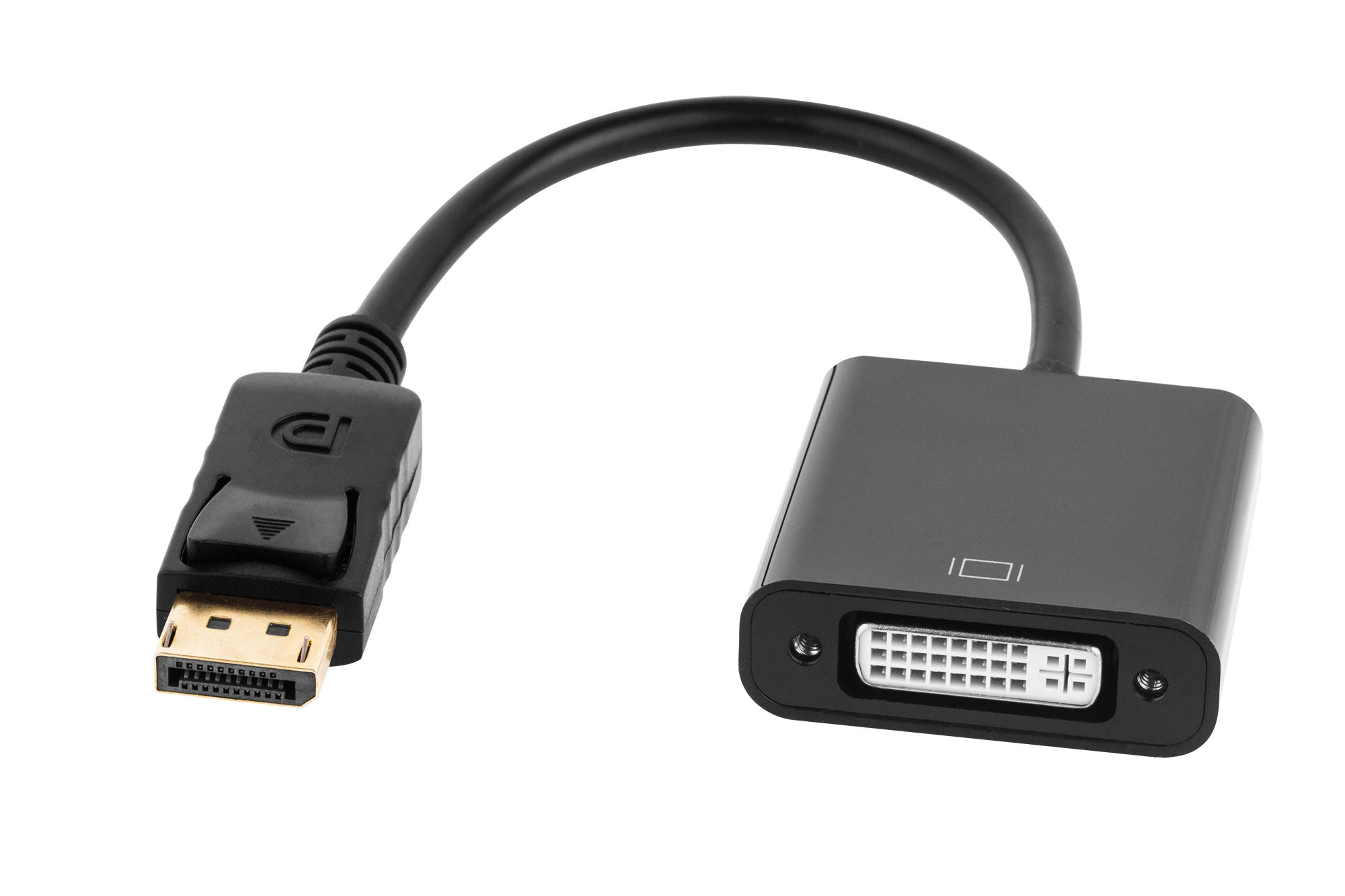 DisplayPort į DVI adapteris su laidu