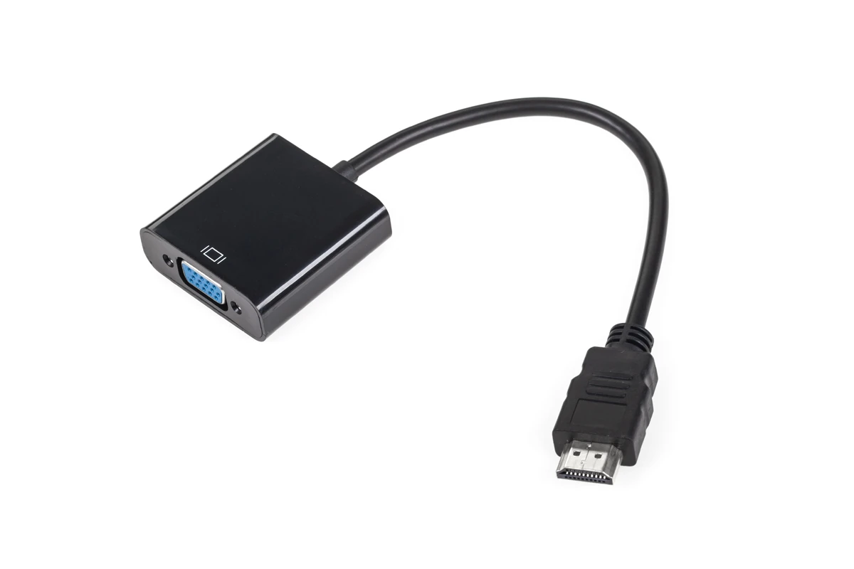HDMI į VGA adapteris su kabeliu