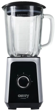 Adler Camry | Maišytuvas | CR 4077 | Tabletop | 500 W | Jar material Glass | Jar capacity 1.5 L | Ice crushing | Juodas/Nerūdijantis plienas