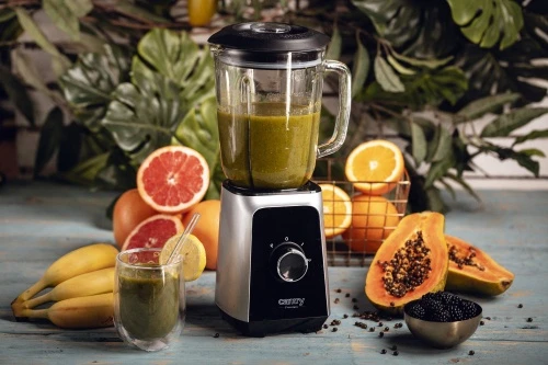 Adler Camry | Maišytuvas | CR 4077 | Tabletop | 500 W | Jar material Glass | Jar capacity 1.5 L | Ice crushing | Juodas/Nerūdijantis plienas