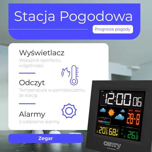 Meteo stotelė Camry CR-1166