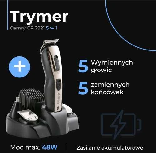 Barzdaskutė Adler Bazdaskutė 3 IN 1 CAMRY CR2921