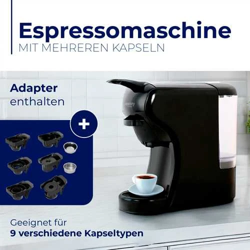Kavos aparatas Camry CR 4414 juodas Multi-ekspres wielo ? kapsulinis