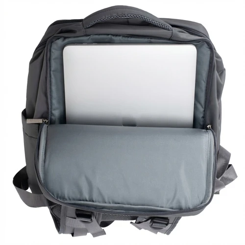 Camry CR 6880 dark pilkas Kuprinė biznesowo-sportowy on-board free size 40x20x30 cm, 24l, 3 komory, 11 kieszeni, laptop 17
