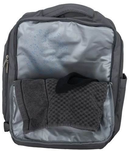 Camry CR 6880 dark pilkas Kuprinė biznesowo-sportowy on-board free size 40x20x30 cm, 24l, 3 komory, 11 kieszeni, laptop 17