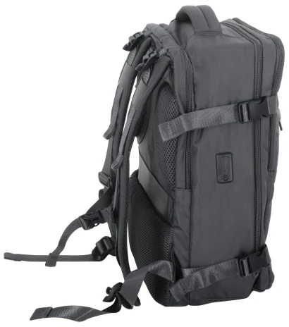 Camry CR 6880 dark pilkas Kuprinė biznesowo-sportowy on-board free size 40x20x30 cm, 24l, 3 komory, 11 kieszeni, laptop 17