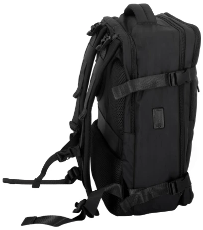 Camry CR 6880 juodas Kuprinė biznesowo-sportowy on-board free size 40x20x30 cm, 24l, 3 komory, 11 kieszeni, laptop 17