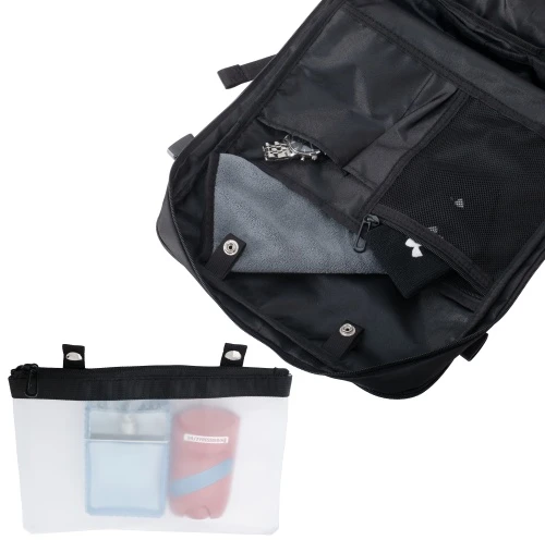 Camry CR 6880 juodas Kuprinė biznesowo-sportowy on-board free size 40x20x30 cm, 24l, 3 komory, 11 kieszeni, laptop 17