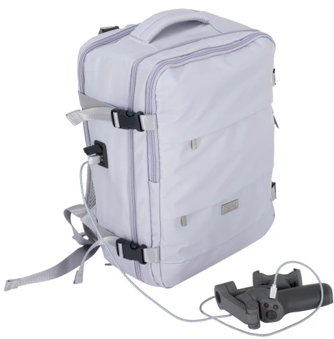 Camry CR 6880 light violetinė Kuprinė biznesowo-sportowy on-board free size 40x20x30 cm, 24l, 3 komory, 11 kieszeni, laptop 17