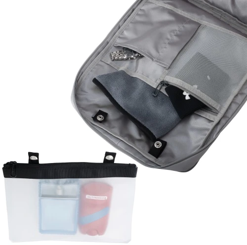Camry CR 6880 medium pilkas Kuprinė biznesowo-sportowy on-board free size 40x20x30 cm, 24l, 3 komory, 11 kieszeni, laptop 17