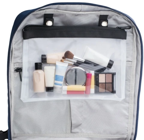 Camry CR 6880 navy mėlynas Kuprinė biznesowo-sportowy on-board free size 40x20x30 cm, 24l, 3 komory, 11 kieszeni, laptop 17