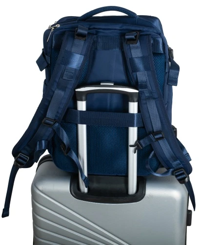 Camry CR 6880 navy mėlynas Kuprinė biznesowo-sportowy on-board free size 40x20x30 cm, 24l, 3 komory, 11 kieszeni, laptop 17