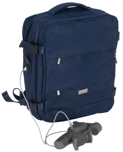 Camry CR 6880 navy mėlynas Kuprinė biznesowo-sportowy on-board free size 40x20x30 cm, 24l, 3 komory, 11 kieszeni, laptop 17