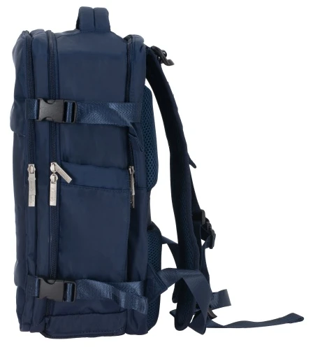 Camry CR 6880 navy mėlynas Kuprinė biznesowo-sportowy on-board free size 40x20x30 cm, 24l, 3 komory, 11 kieszeni, laptop 17