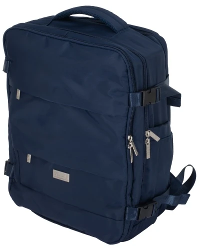 Camry CR 6880 navy mėlynas Kuprinė biznesowo-sportowy on-board free size 40x20x30 cm, 24l, 3 komory, 11 kieszeni, laptop 17