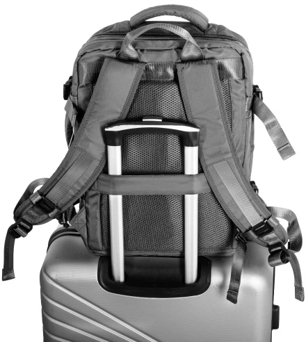 Camry CR 6881 dark pilkas Kuprinė biznesowo-sportowy on-board free size 40x20x30 cm, 24l, 3 komory, 13 kieszeni, laptop 15,6 cali
