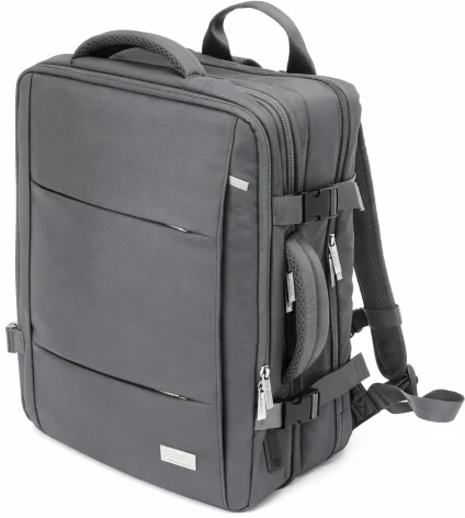 Camry CR 6881 dark pilkas Kuprinė biznesowo-sportowy on-board free size 40x20x30 cm, 24l, 3 komory, 13 kieszeni, laptop 15,6 cali