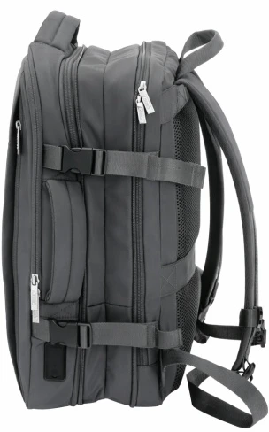 Camry CR 6881 dark pilkas Kuprinė biznesowo-sportowy on-board free size 40x20x30 cm, 24l, 3 komory, 13 kieszeni, laptop 15,6 cali