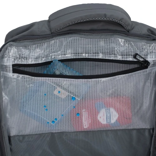 Camry CR 6881 dark pilkas Kuprinė biznesowo-sportowy on-board free size 40x20x30 cm, 24l, 3 komory, 13 kieszeni, laptop 15,6 cali
