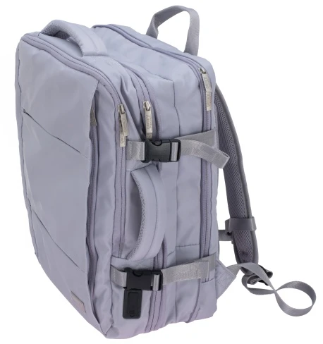 Camry CR 6881 light violetinė Kuprinė biznesowo-sportowy on-board free size 40x20x30 cm, 24l, 3 komory, 13 kieszeni, laptop 15,6 cali