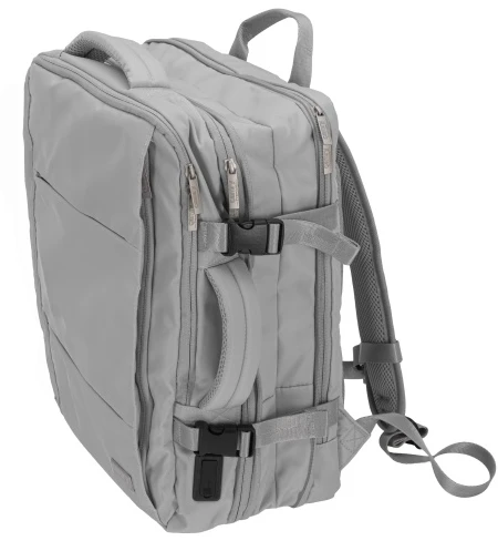 Camry CR 6881 medium pilkas Kuprinė biznesowo-sportowy on-board free size 40x20x30 cm, 24l, 3 komory, 13 kieszeni, laptop 15,6 cali