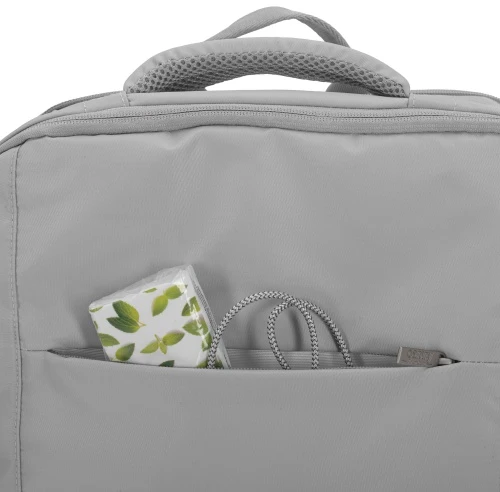 Camry CR 6881 medium pilkas Kuprinė biznesowo-sportowy on-board free size 40x20x30 cm, 24l, 3 komory, 13 kieszeni, laptop 15,6 cali