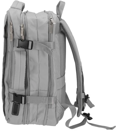 Camry CR 6881 medium pilkas Kuprinė biznesowo-sportowy on-board free size 40x20x30 cm, 24l, 3 komory, 13 kieszeni, laptop 15,6 cali