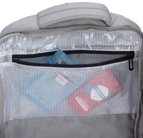 Camry CR 6881 medium pilkas Kuprinė biznesowo-sportowy on-board free size 40x20x30 cm, 24l, 3 komory, 13 kieszeni, laptop 15,6 cali