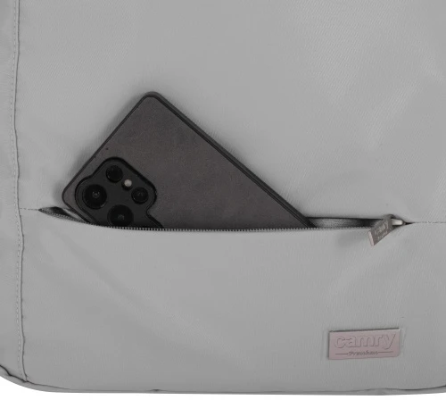 Camry CR 6881 medium pilkas Kuprinė biznesowo-sportowy on-board free size 40x20x30 cm, 24l, 3 komory, 13 kieszeni, laptop 15,6 cali