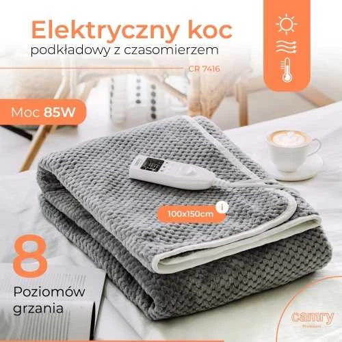 Camry šildomas pledas CR 7416, 150x100 cm